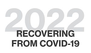 A button that reads '2022 Recovering from COVID19'
